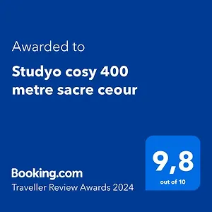 Studyo Cosy 400 Metre Sacre Ceour Apartamento París
